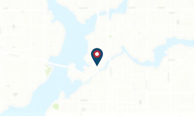 Map location showing TrueNorth Travel Advisors Toronto office